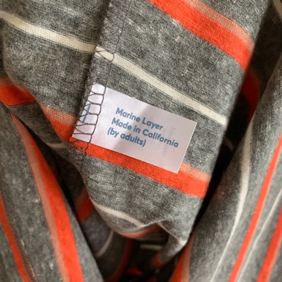 NWOT Marine Layer Lightweight Baseball Raglan Tee - Picture 7 of 8